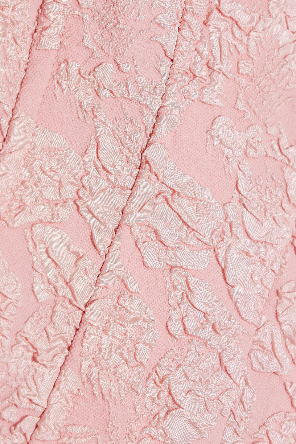 Shop Simkhai Jovie Pleated Cloqué Mini Dress In Baby Pink