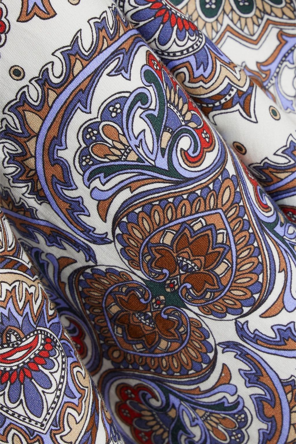 VERONICA BEARD Zia paisley-print cotton-blend poplin midi dress