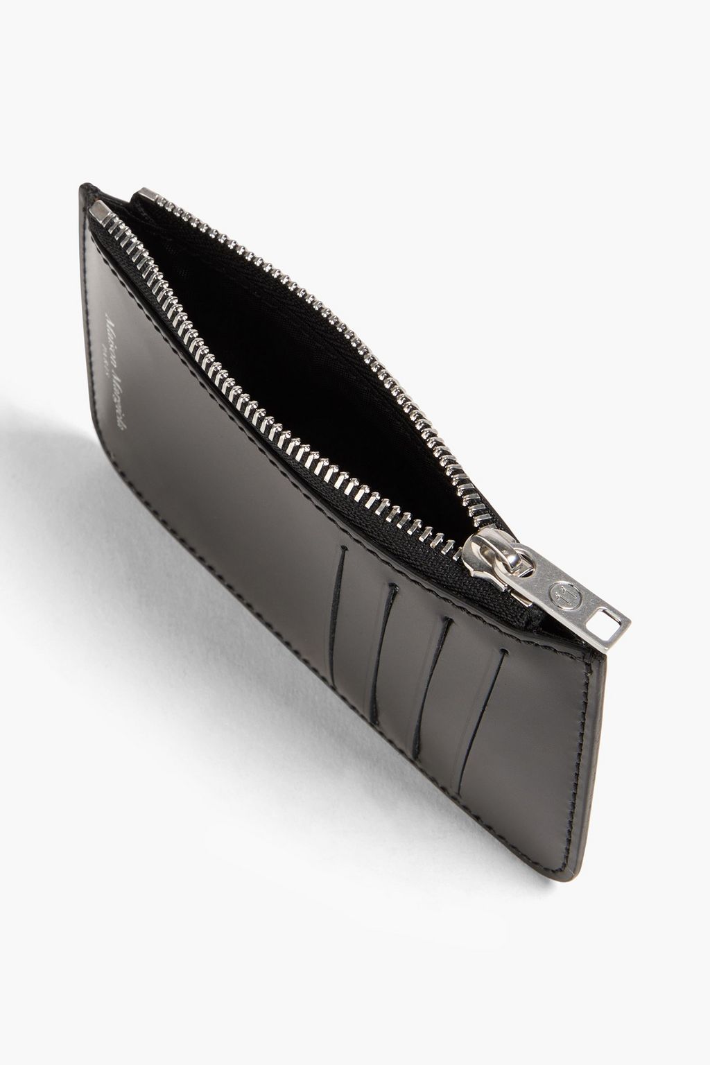 MAISON MARGIELA Glossed-leather cardholder