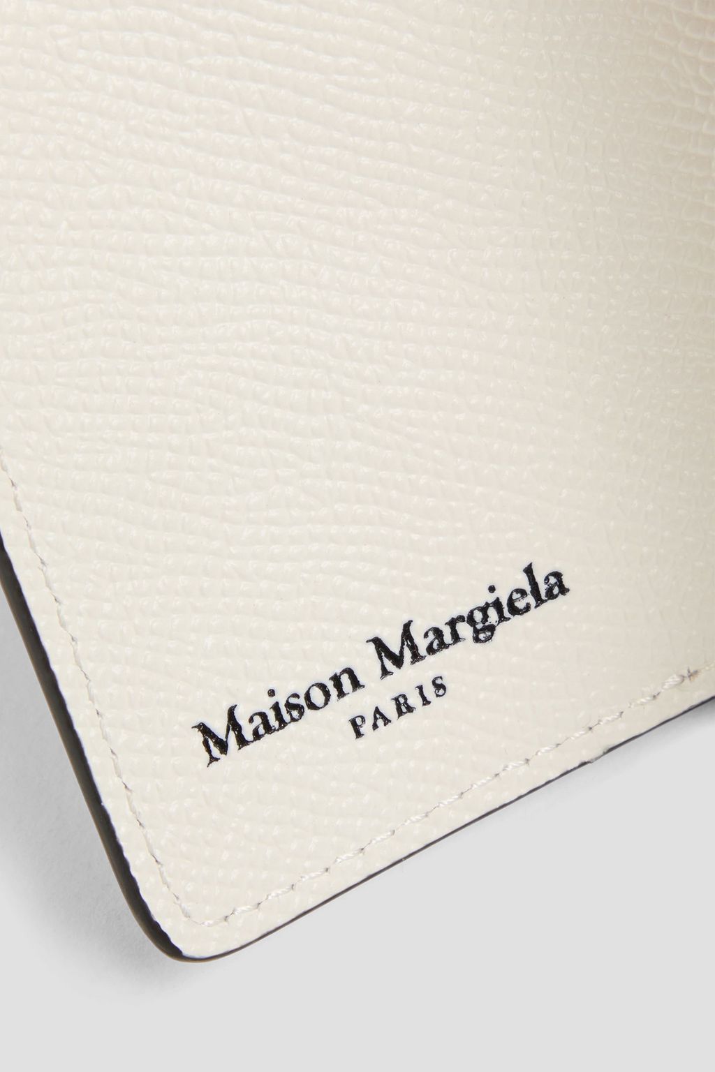 MAISON MARGIELA 투톤 텍스처드 가죽 지갑