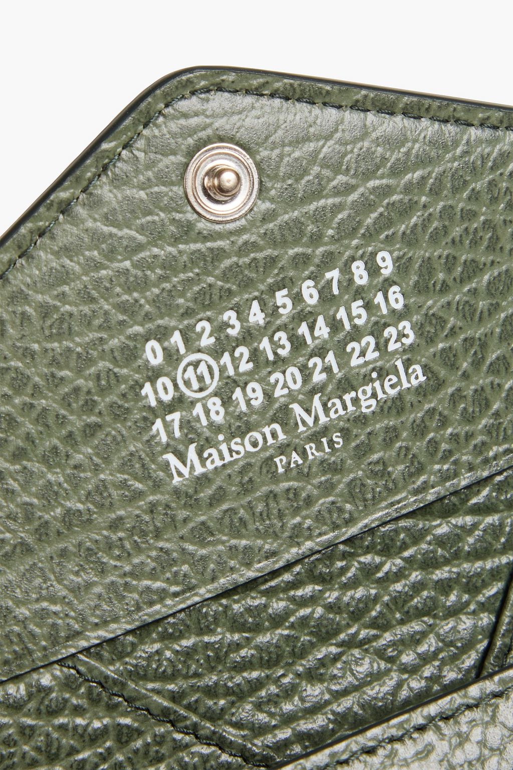 MAISON MARGIELA 페블 가죽 지갑