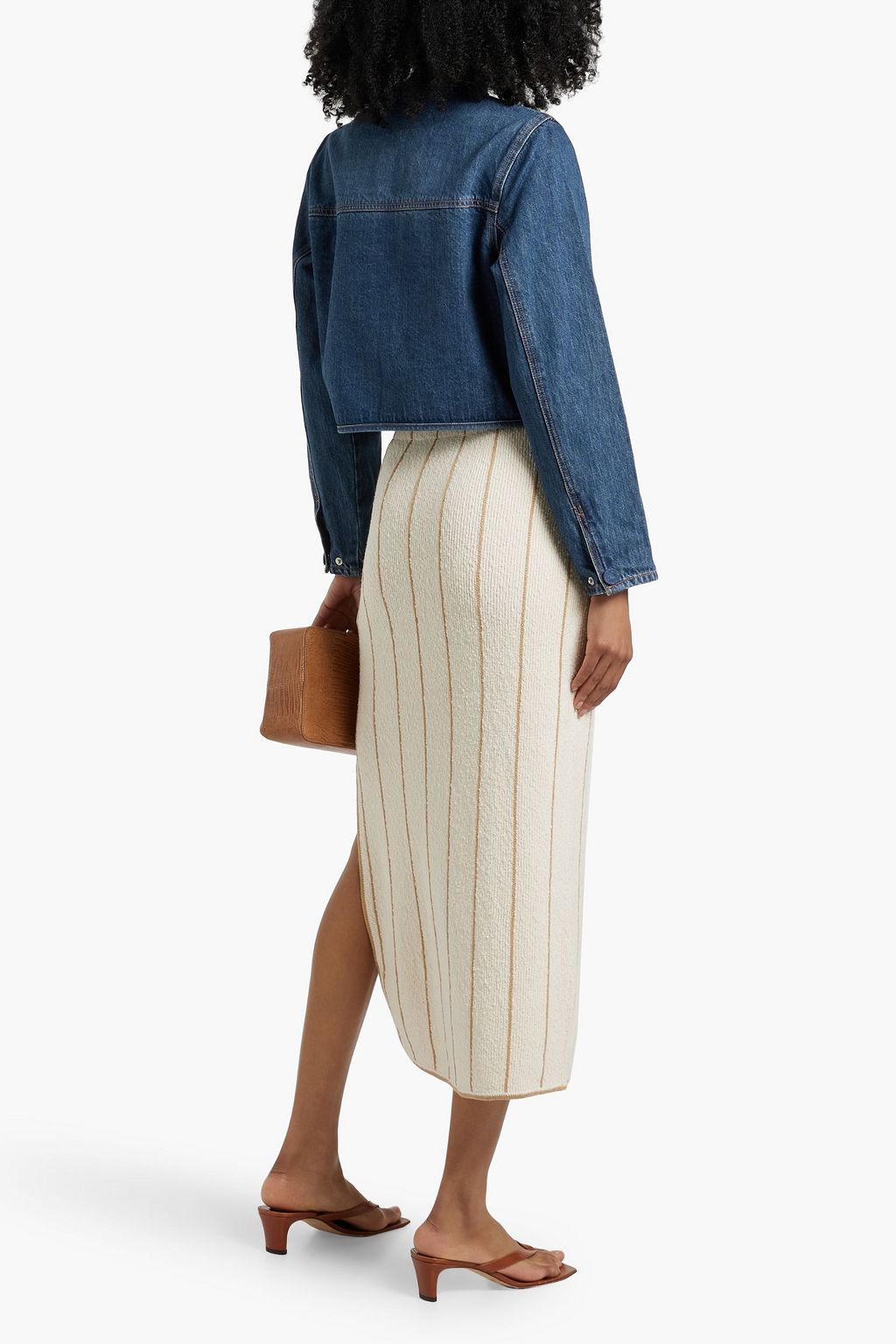 VERONICA BEARD Cordell cropped denim jacket