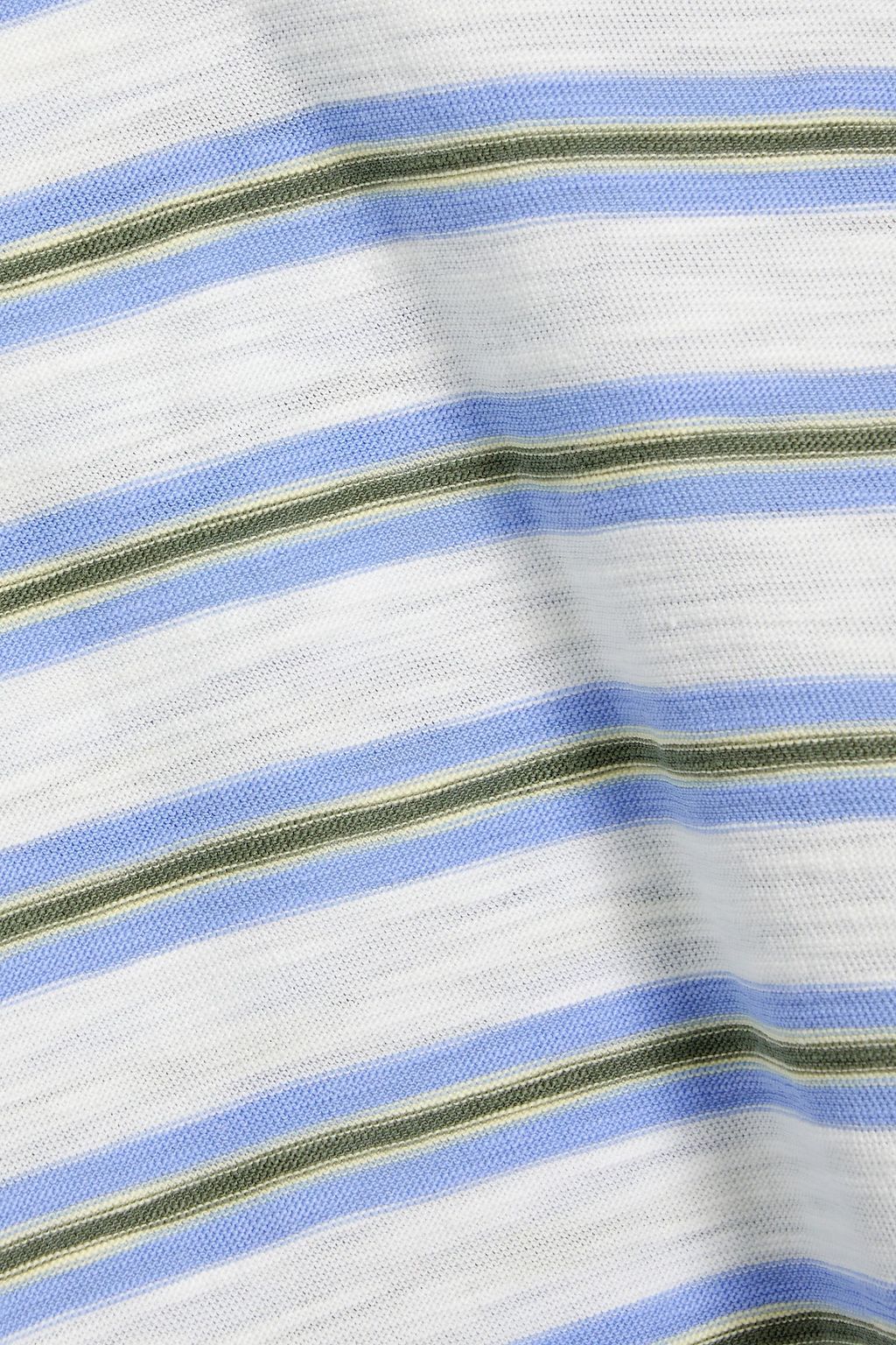 VERONICA BEARD Netto striped Pima cotton-jersey T-shirt