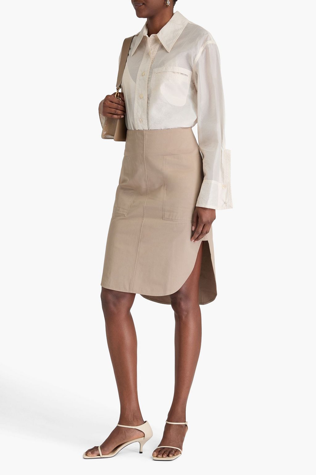 TOTEME Rock aus Baumwoll-Twill