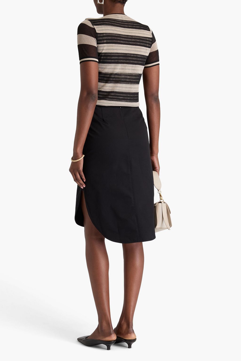 TOTEME Cotton-twill skirt