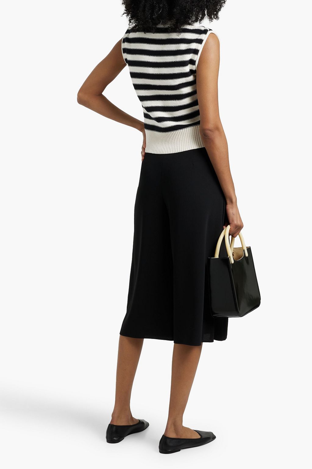 VERONICA BEARD Vera striped cotton vest