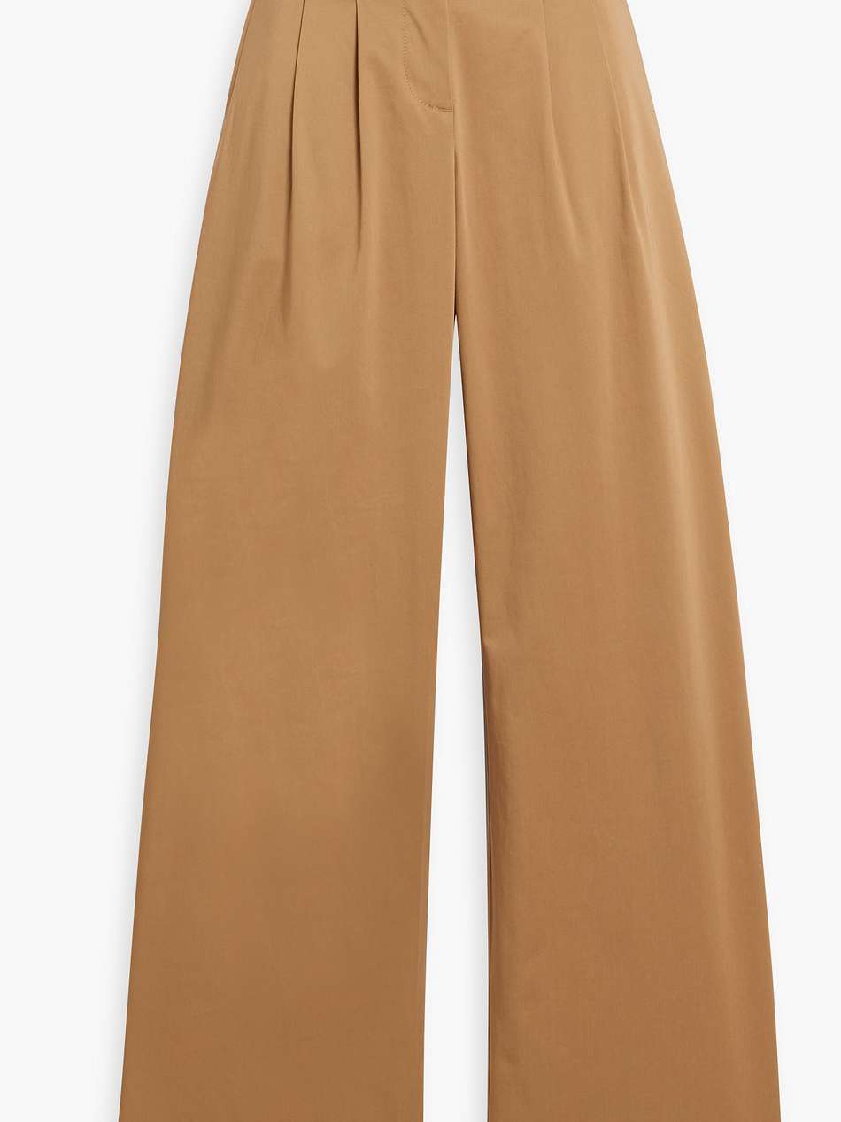 rennert cotton-blend wide-leg pants