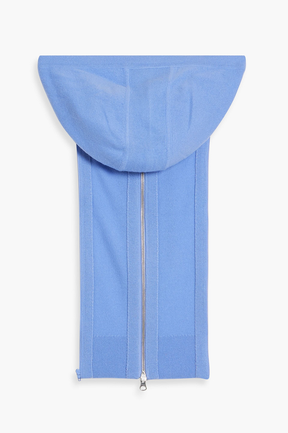 Veronica Beard Wool And Cashmere-blend Hooded Dickey In Blue