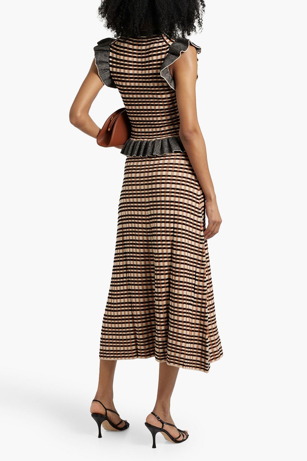 ULLA JOHNSON Amal jacquard-knit midi skirt