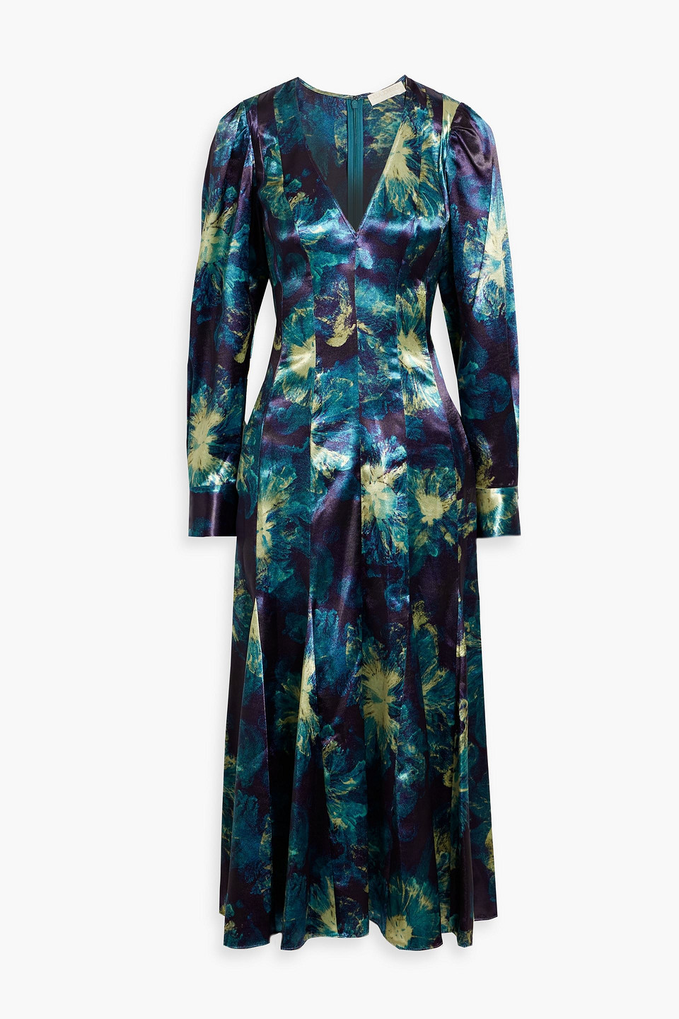 Ulla Johnson Acrou Printed Satin Midi Dress