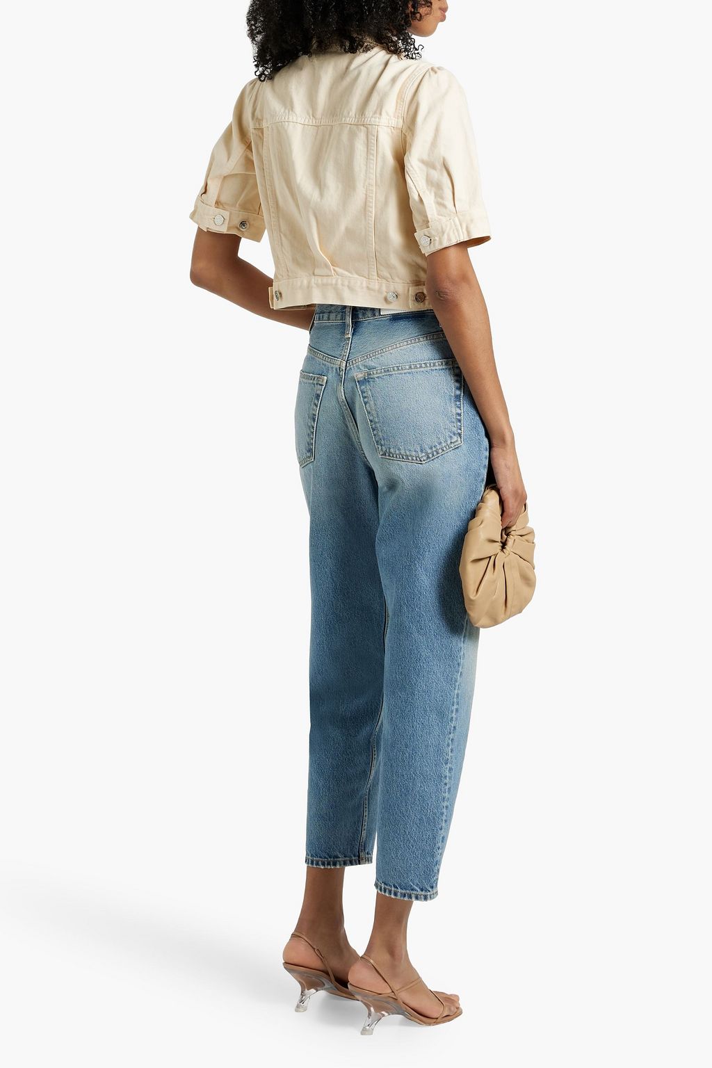 VERONICA BEARD Raina cropped denim jacket
