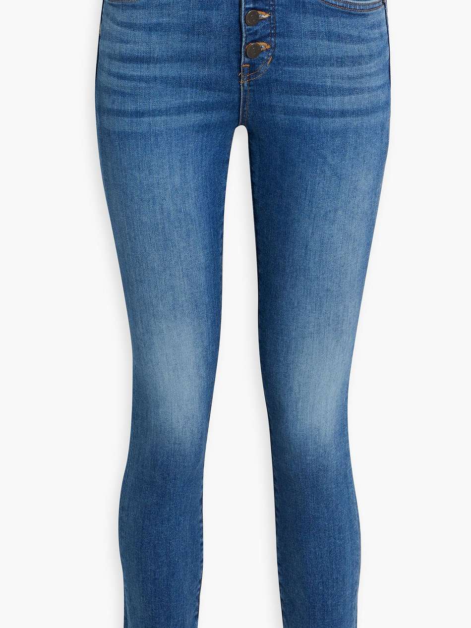 debbie cropped high-rise skinny jeans