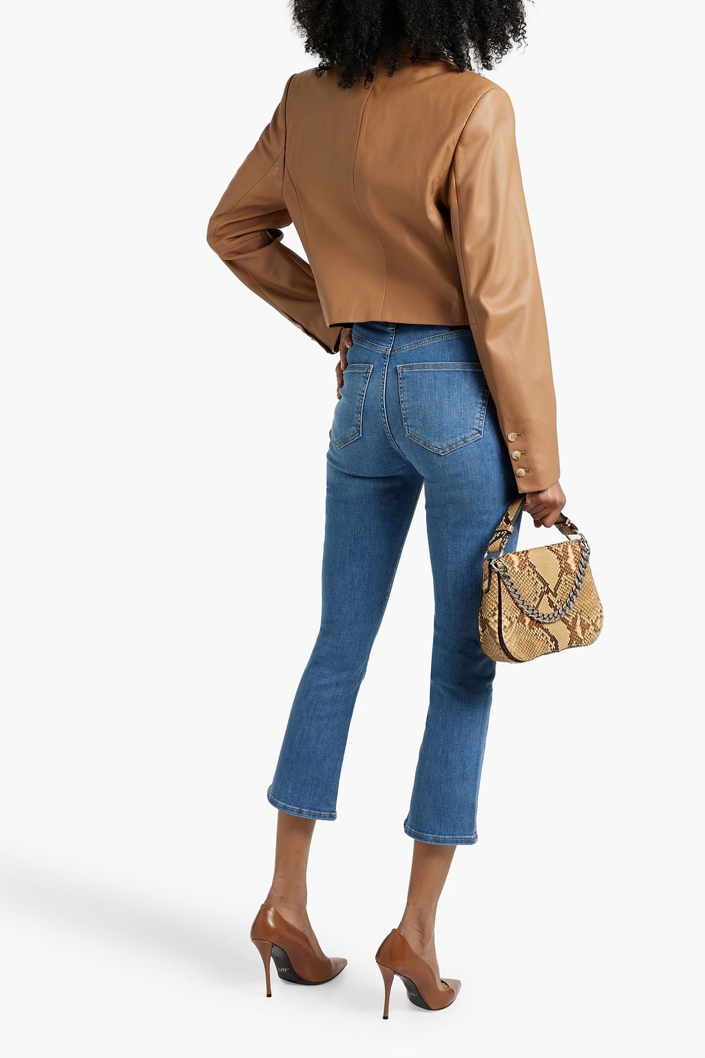 VERONICA BEARD Carly high-rise kick-flare jeans