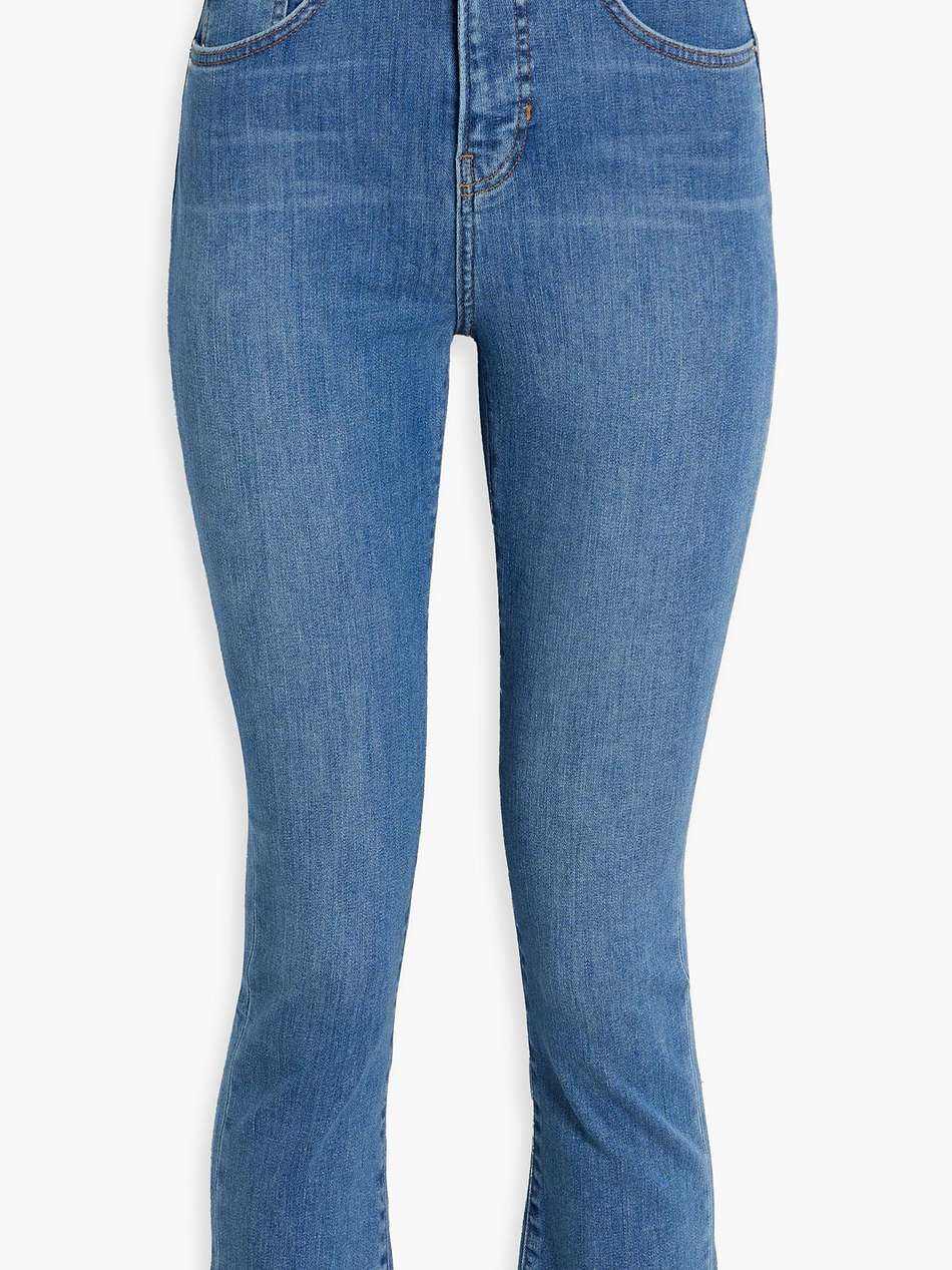 carly high-rise kick-flare jeans