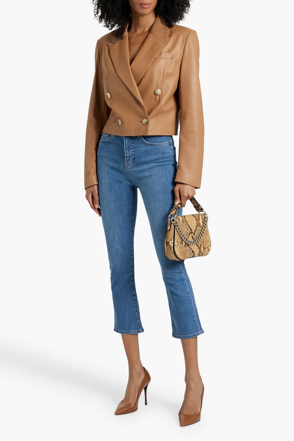 VERONICA BEARD Carly high-rise kick-flare jeans