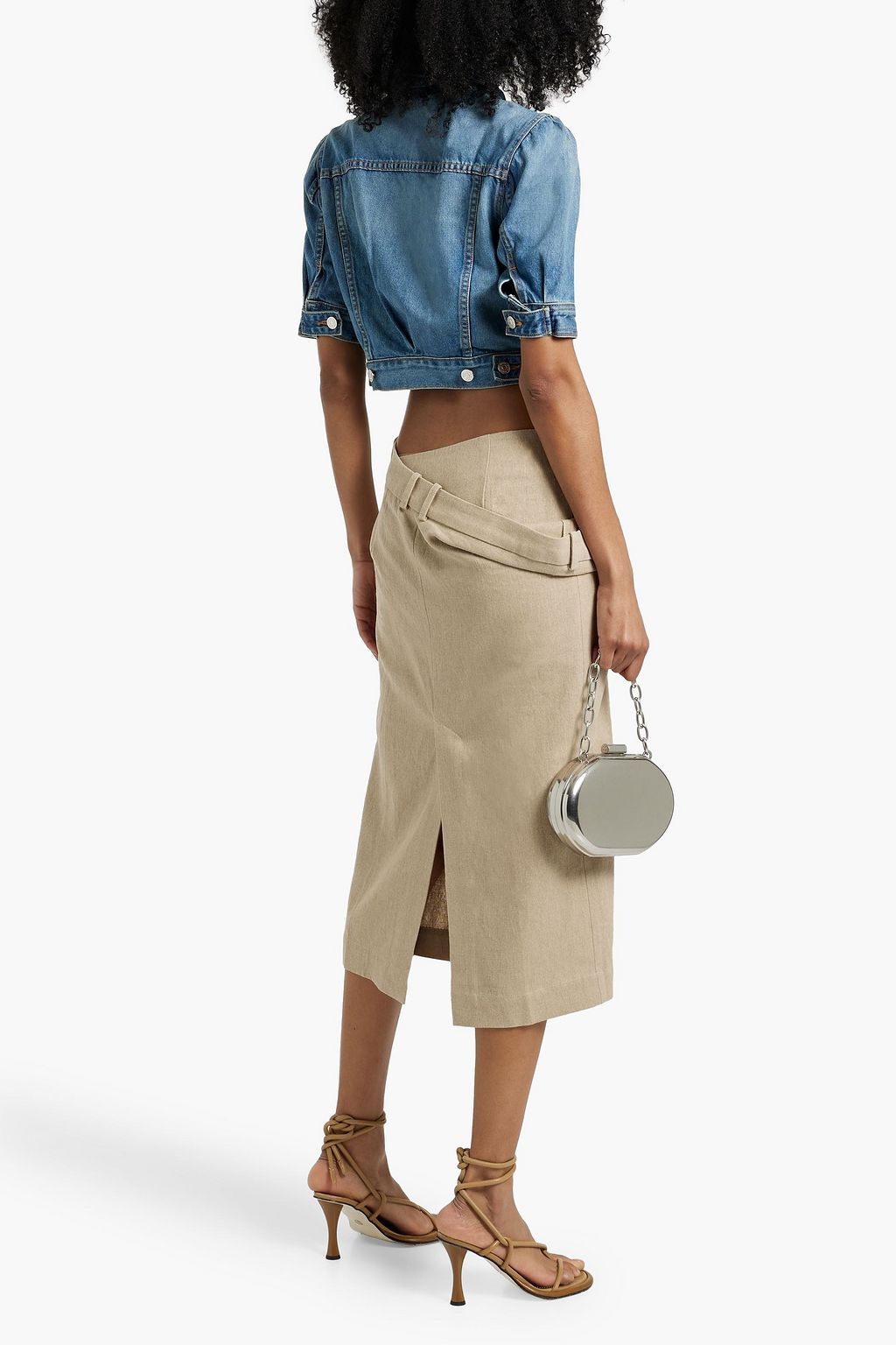 VERONICA BEARD Raina cropped denim jacket