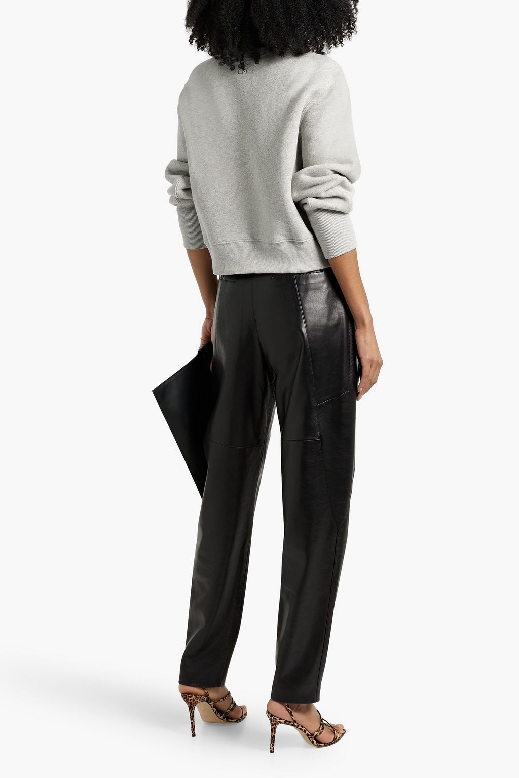 ULLA JOHNSON Lumi French cotton-terry sweatshirt