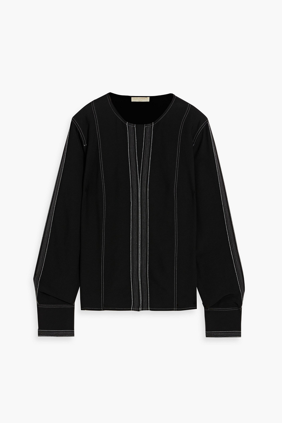 Ulla Johnson Safi Embroidered Crepe Blouse
