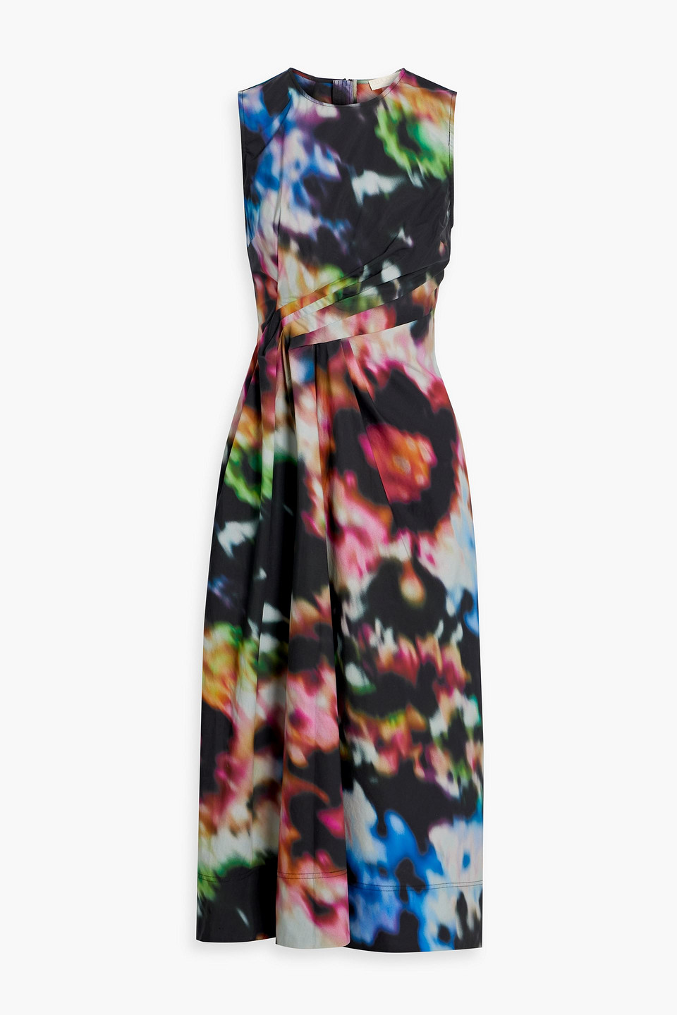 Ulla Johnson Davina Printed Cotton-poplin Midi Dress