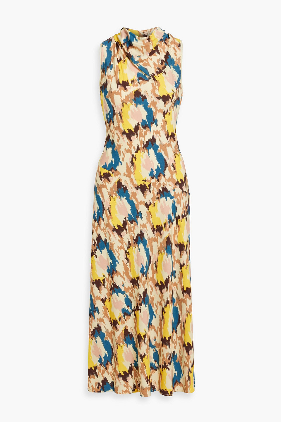 Ulla Johnson Kalena Printed Crepe Midi Dress