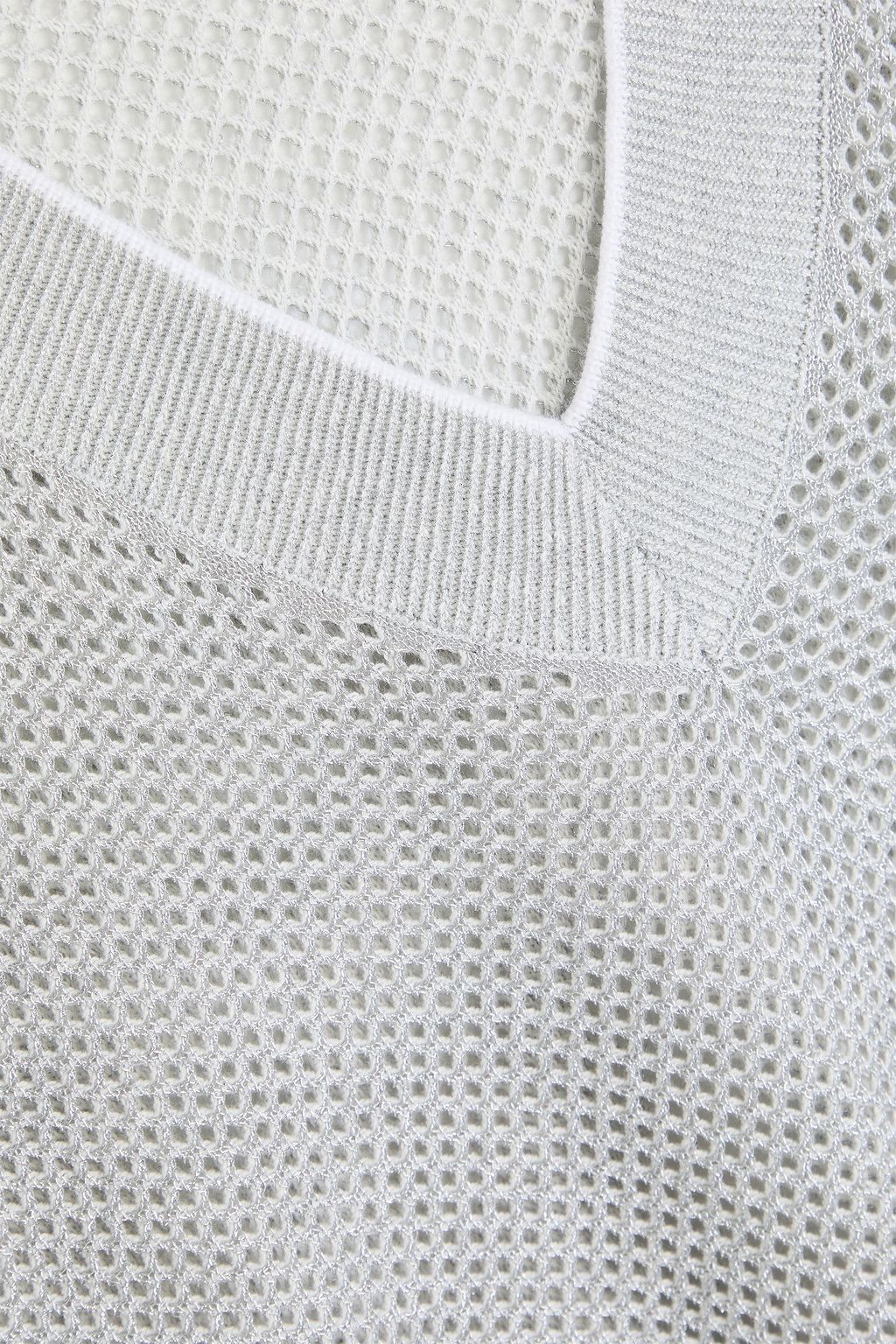 BRUNELLO CUCINELLI Pullover aus einer Baumwollmischung in Lochstrick