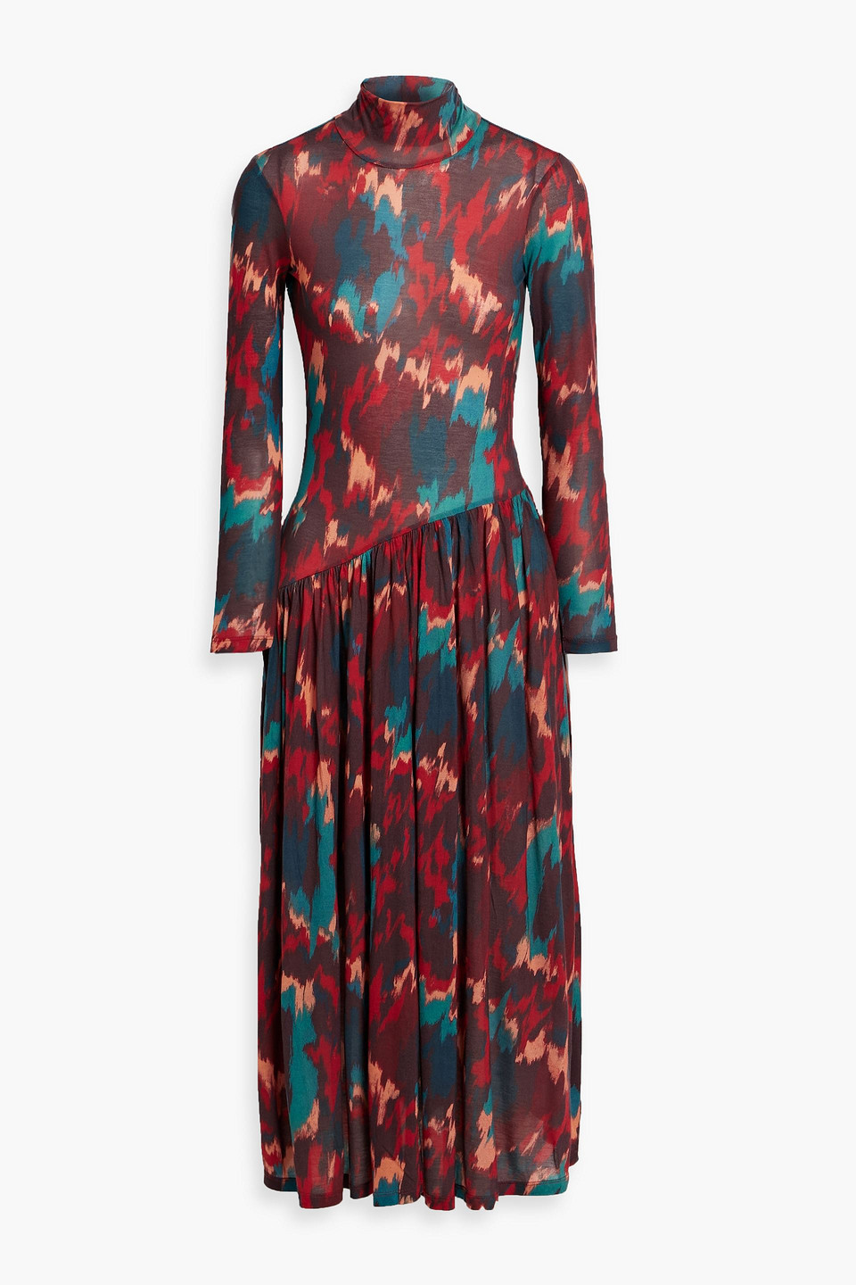 Ulla Johnson Fernanda Printed Lyocell-jersey Midi Dress