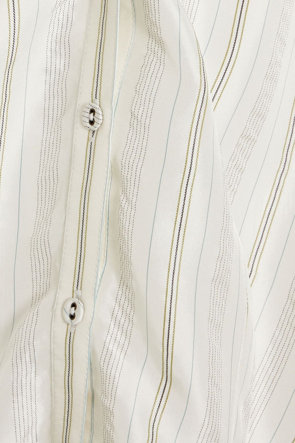 ULLA JOHNSON Vedra pussy-bow striped silk blouse