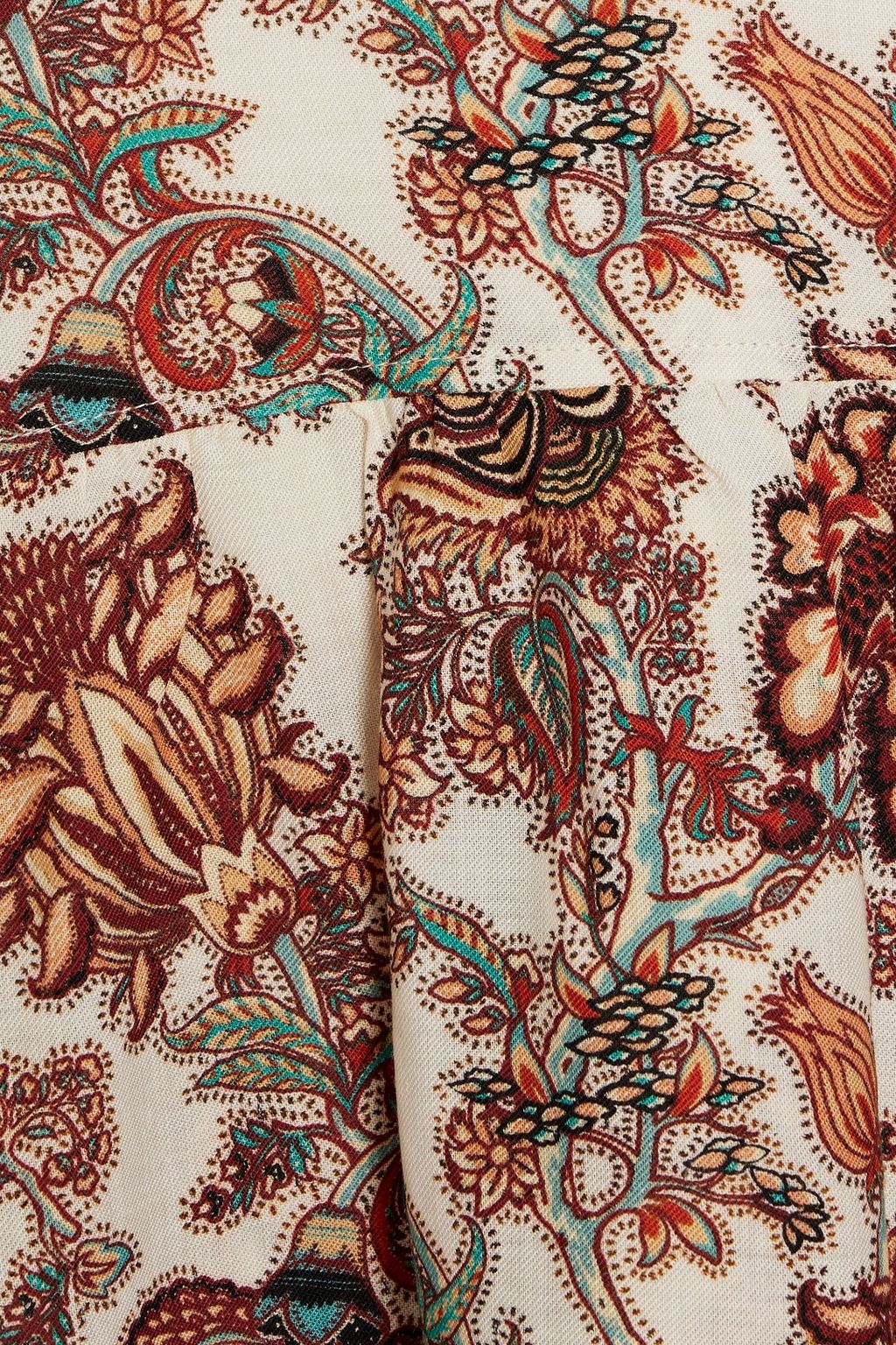 ULLA JOHNSON Esen paisley-print wool-blend top