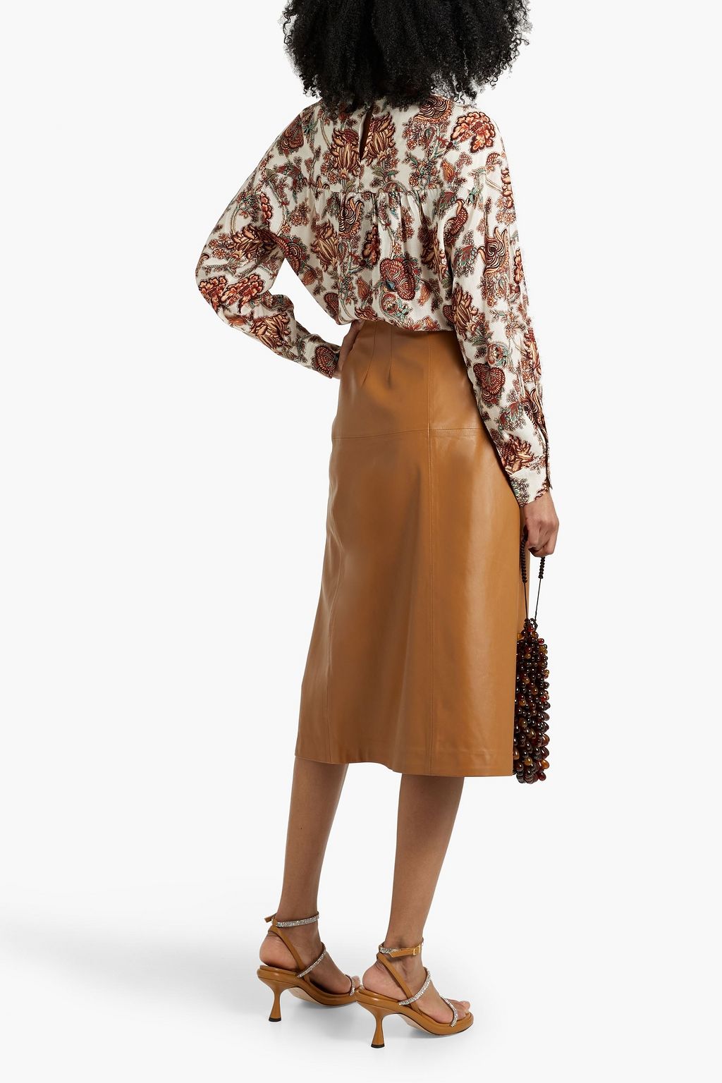 ULLA JOHNSON Esen paisley-print wool-blend top