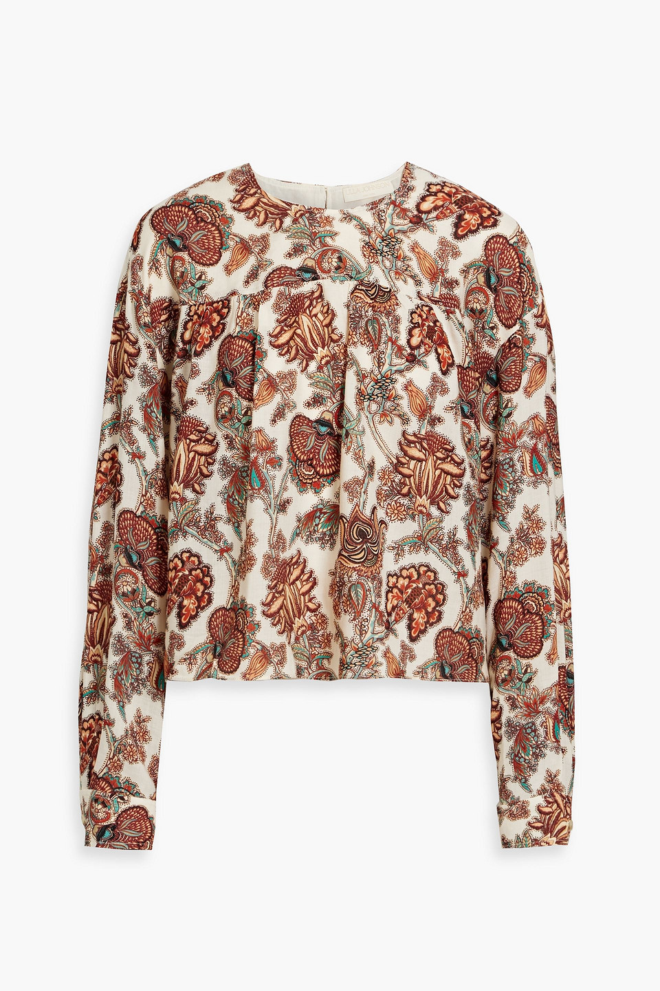 Ulla Johnson Esen Paisley-print Wool-blend Top