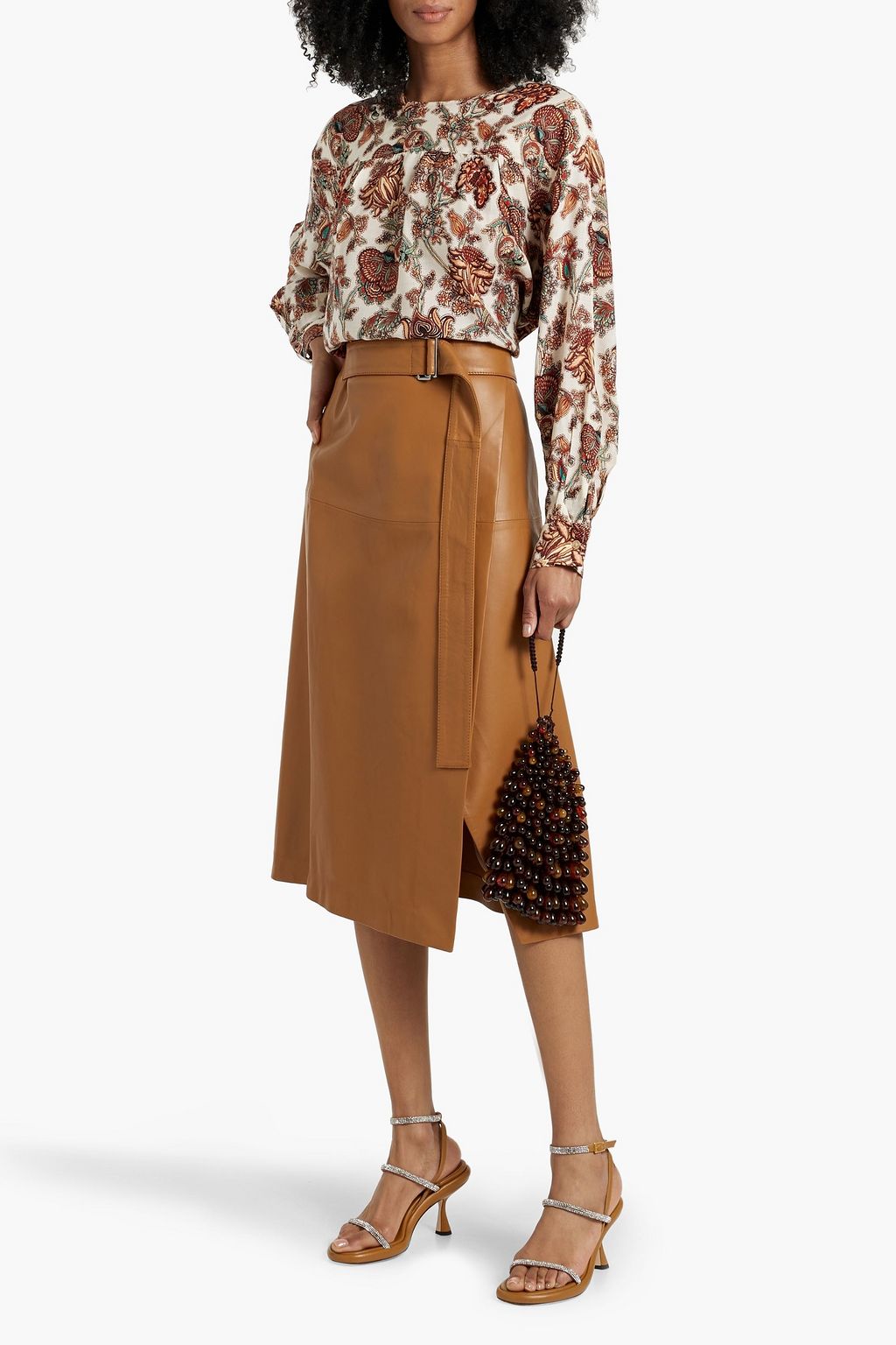 ULLA JOHNSON Esen paisley-print wool-blend top