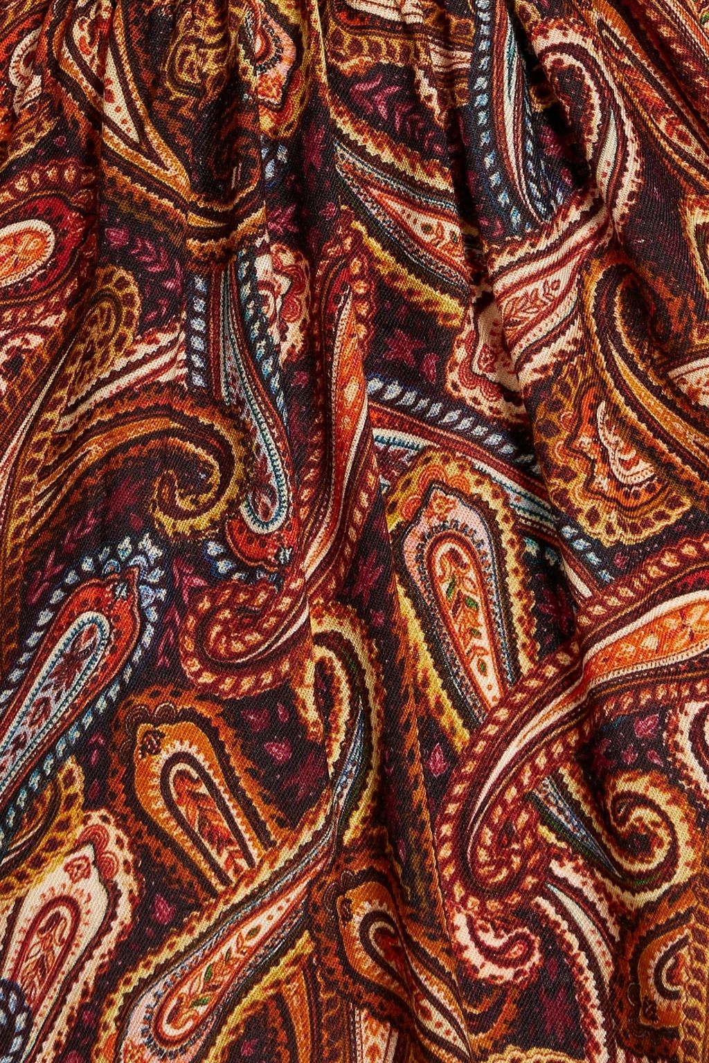 ULLA JOHNSON Suri paisley-print wool-blend top