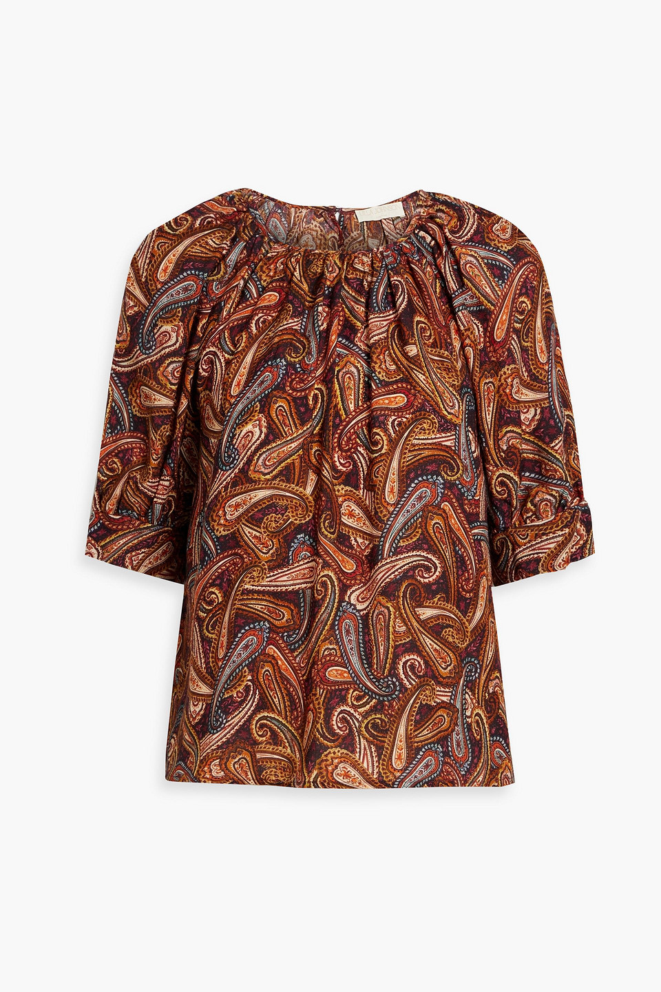 Ulla Johnson Suri Paisley-print Wool-blend Top