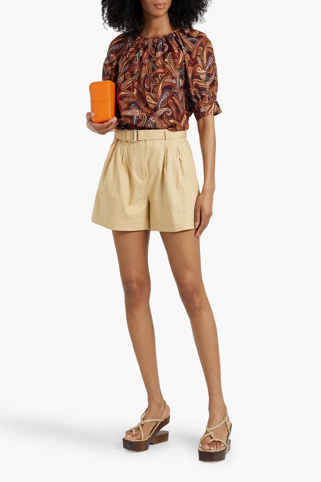 ULLA JOHNSON Suri paisley-print wool-blend top