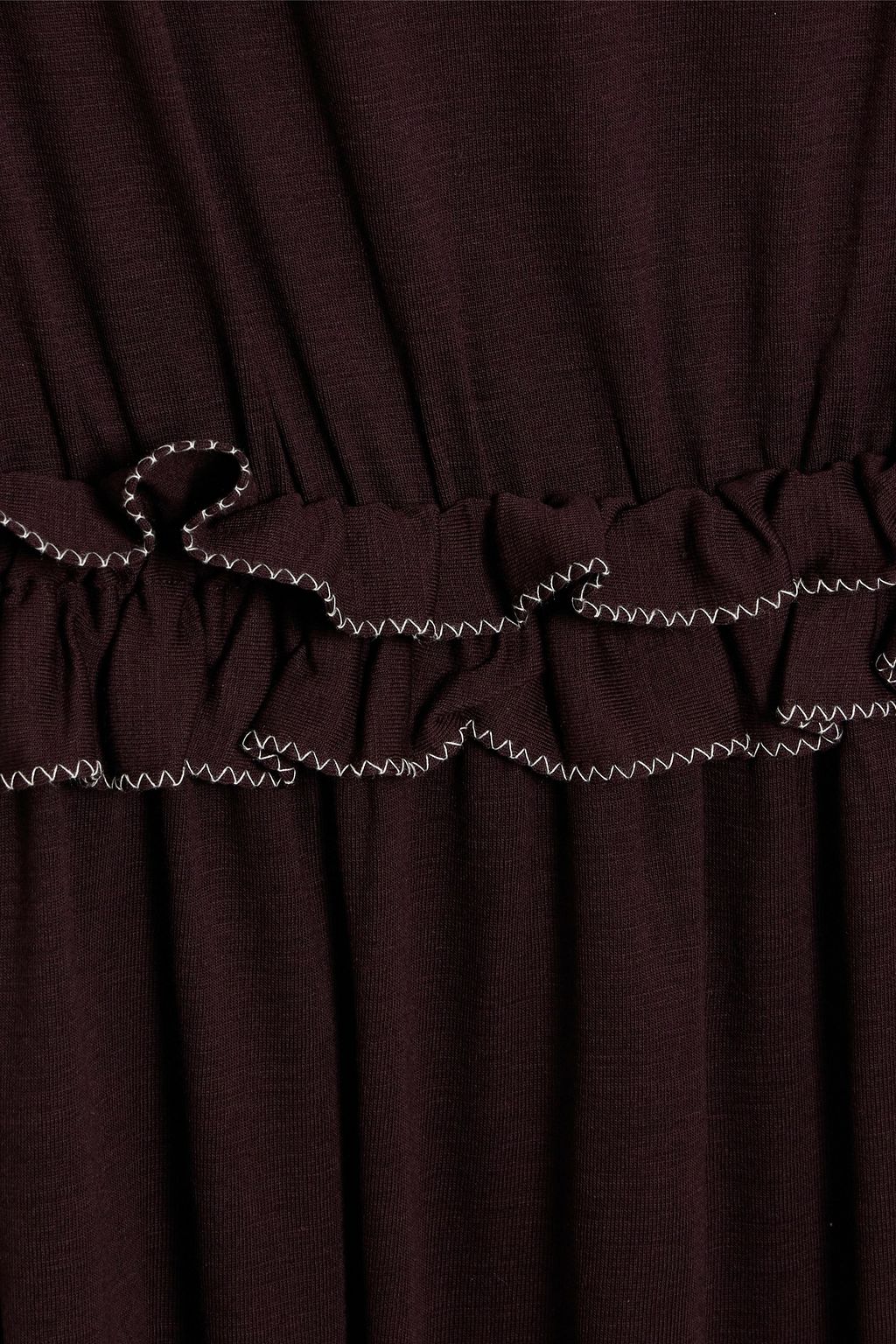 ULLA JOHNSON Gemma ruffled wool turtleneck maxi dress