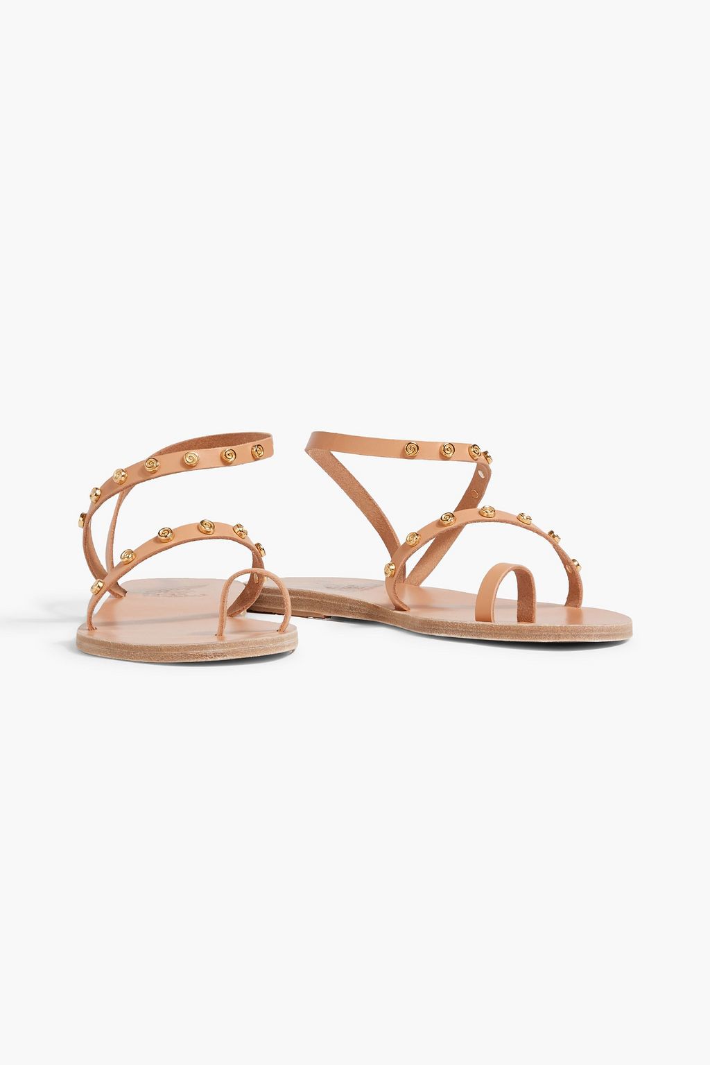 ANCIENT GREEK SANDALS Apli Eleftheria embellished leather sandals
