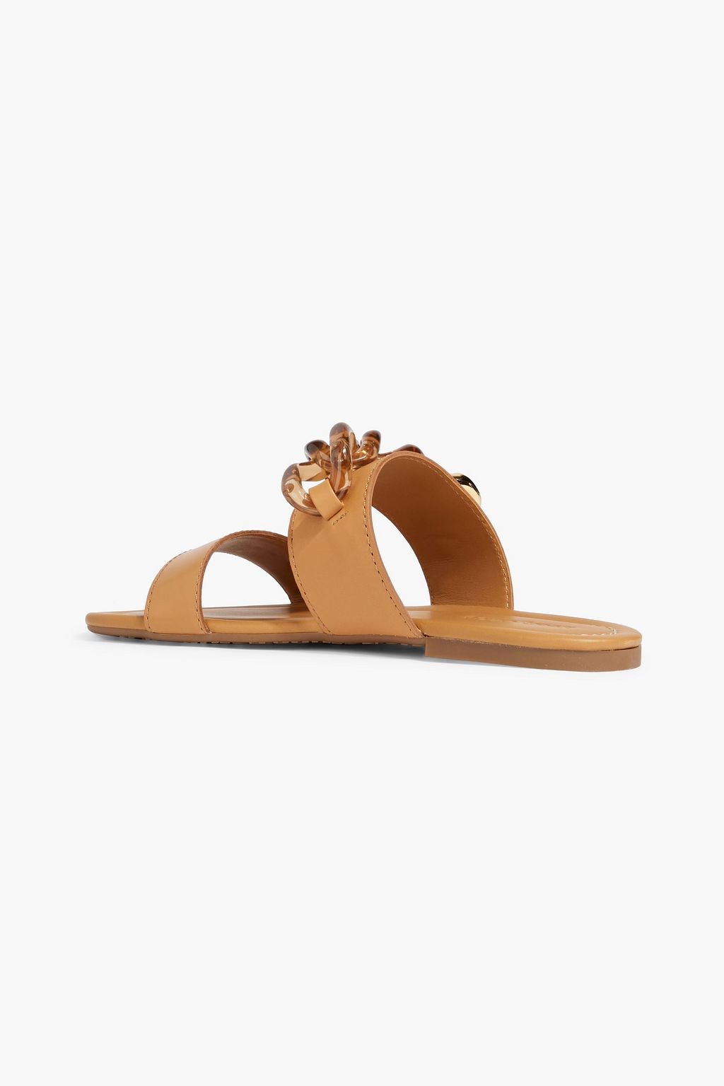SEE BY CHLOÉ Monyca chain-embellished leather sandals