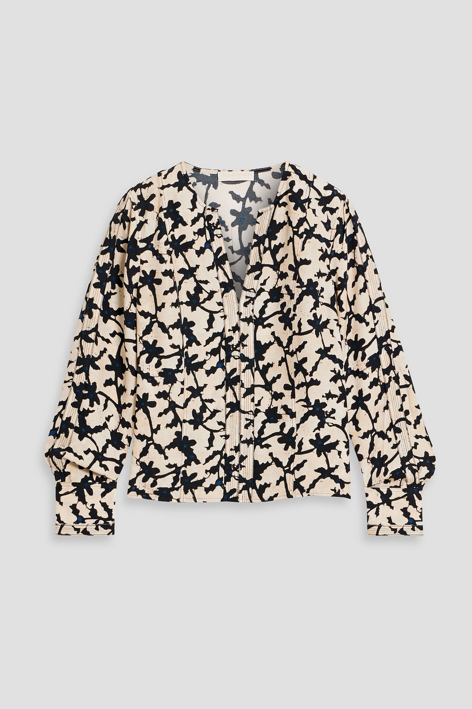 Ulla Johnson Safi Printed Crepe Blouse