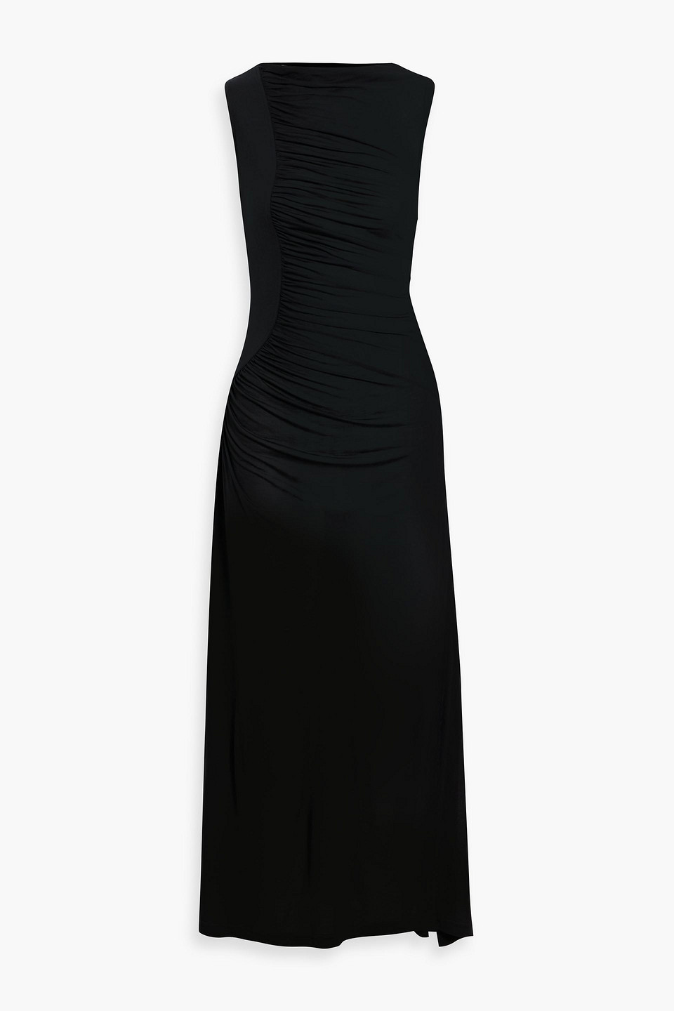 Ulla Johnson Livia Ruched Lyocell-jersey Midi Dress