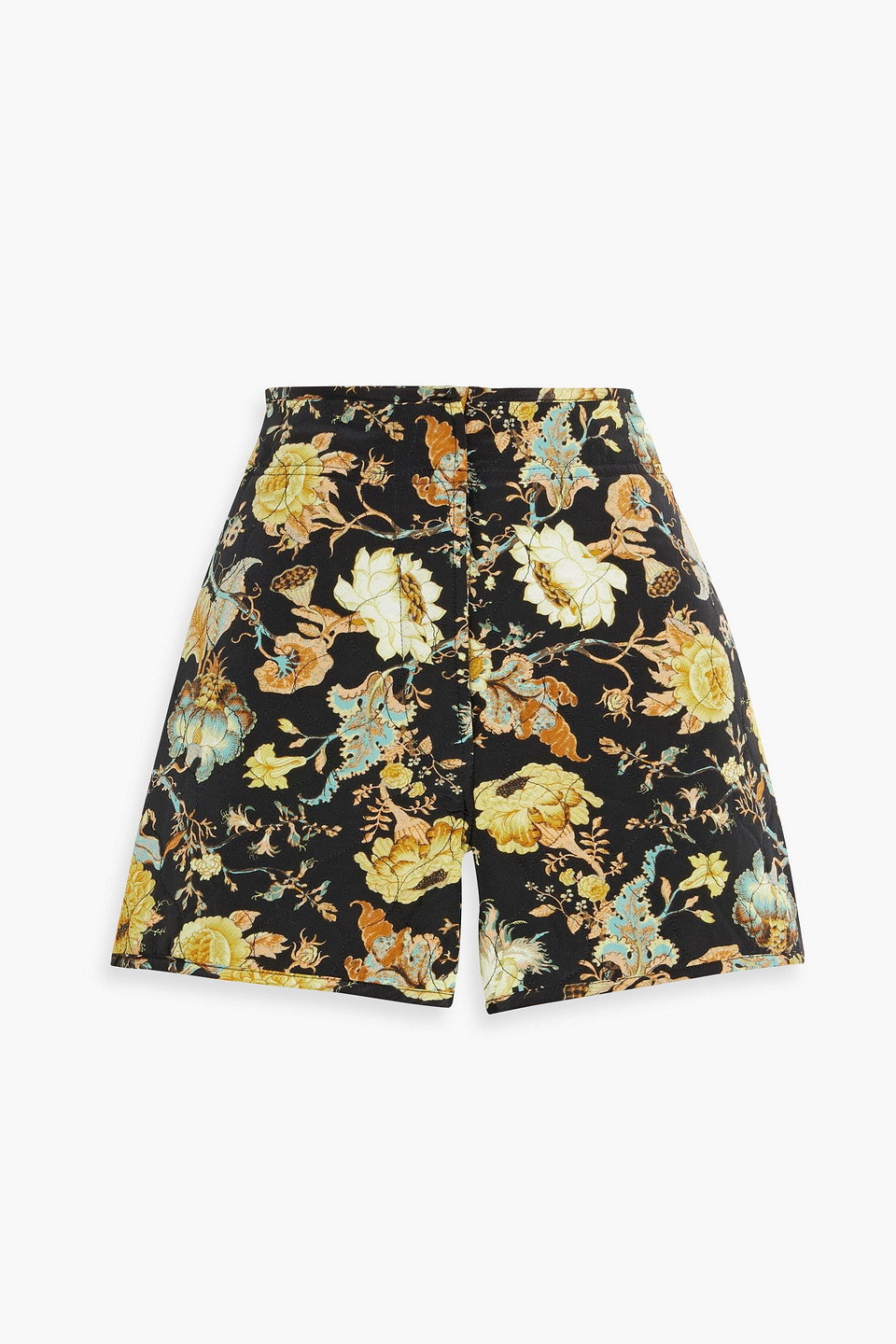 Ulla Johnson Cade Floral-print Silk Shorts