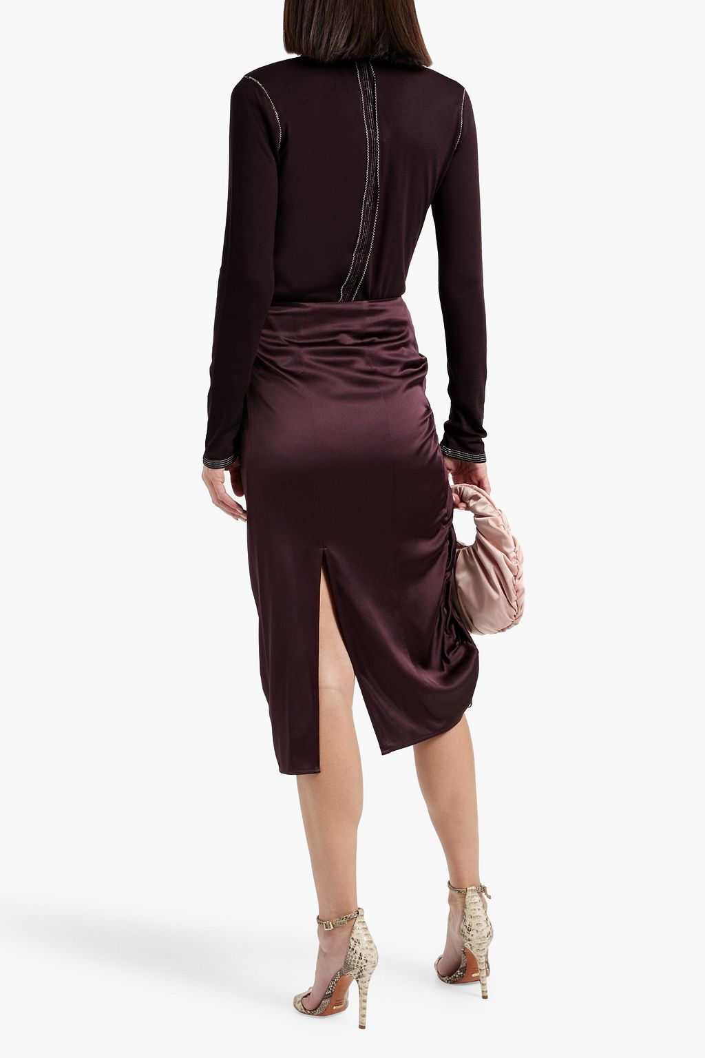 ULLA JOHNSON Asha ruffled wool top