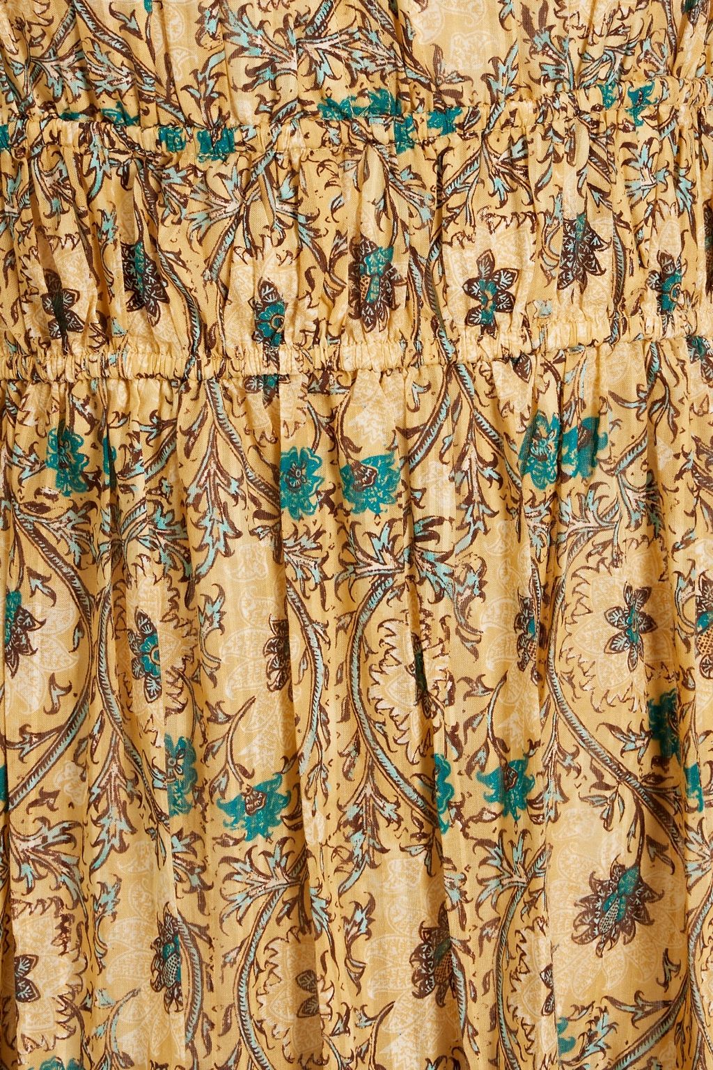 ULLA JOHNSON Val printed cotton-blend mini dress