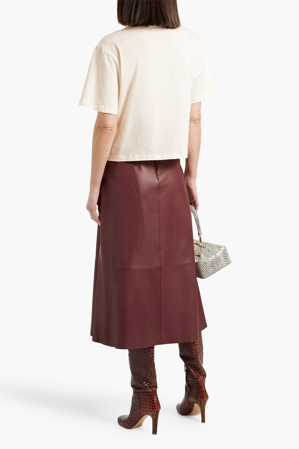 ULLA JOHNSON Aris ruffled cotton-jersey top