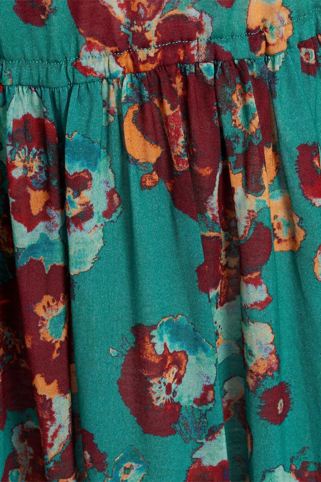 ULLA JOHNSON Irina printed Lyocell-jersey midi dress