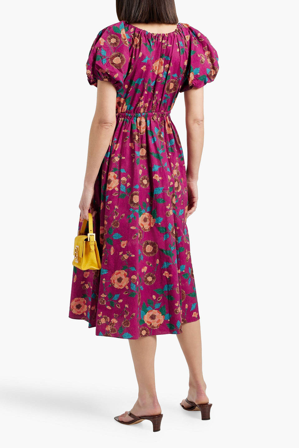 Ulla Johnson Vika Balloon-sleeve Cotton Midi Dress