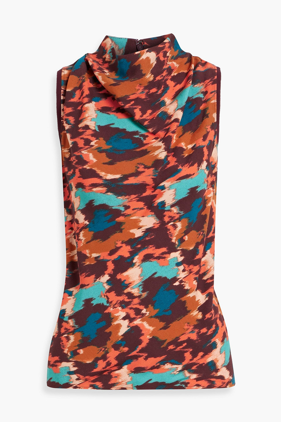 Ulla Johnson Cleo Printed Crepe Top