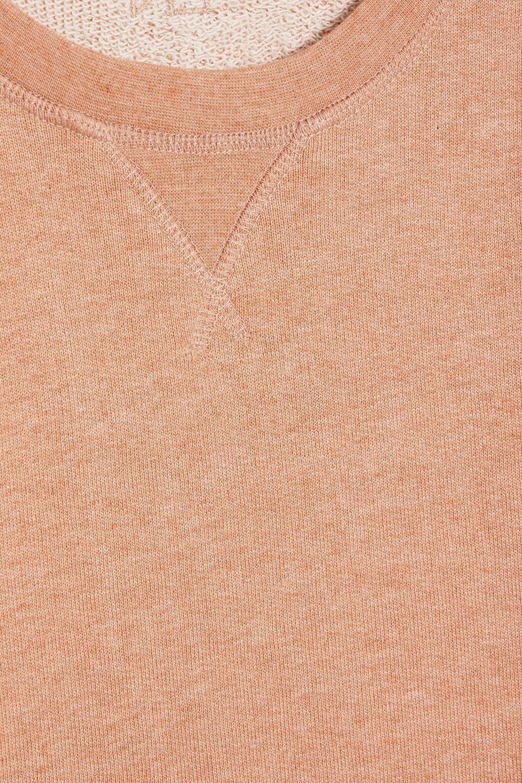 ULLA JOHNSON Philo French cotton-blend terry sweatshirt