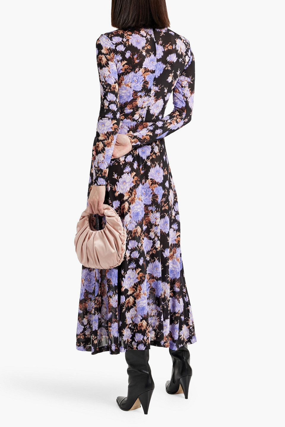 Ulla Johnson Naia Printed Jersey Long-sleeve Maxi Dress