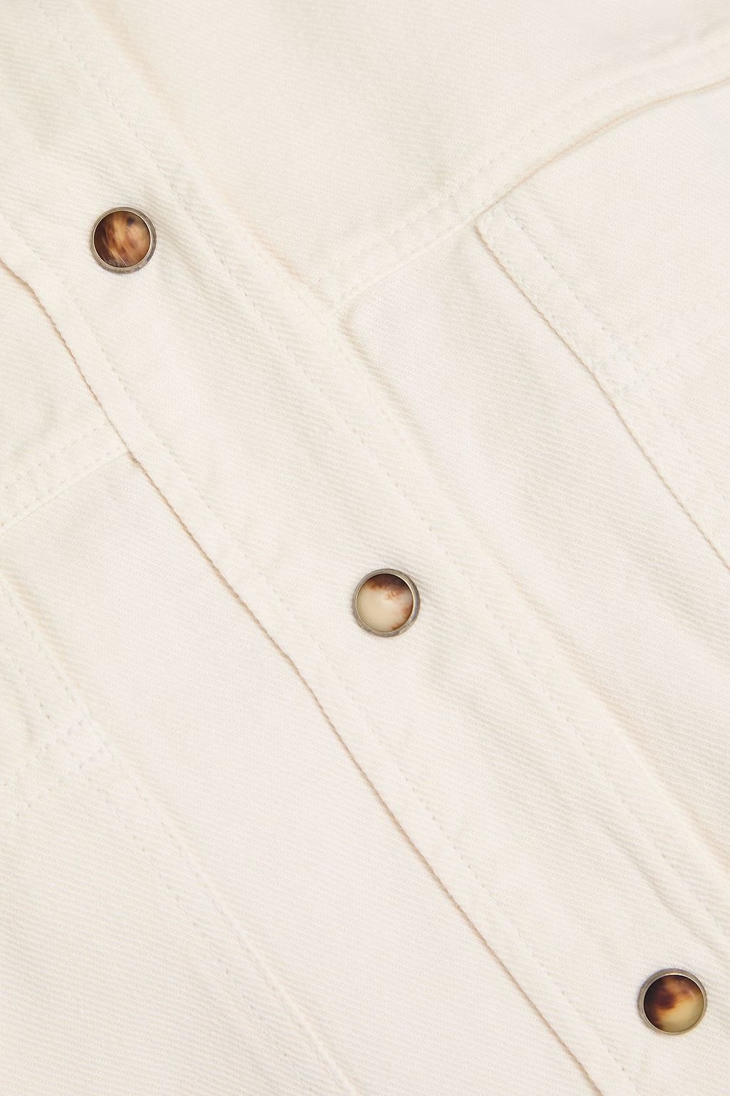 BRUNELLO CUCINELLI Jeanshemd mit Zierperlen