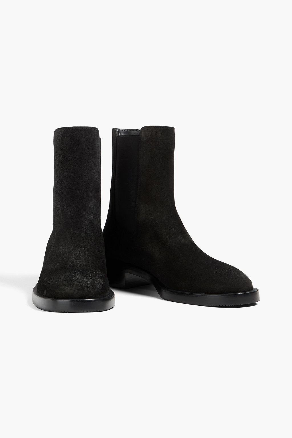 STUART WEITZMAN حذاء بوت تشيلسي "لينورا" من الجلد السويدي